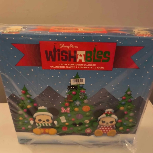 Disney Wishables 12-Day Countdown Calendar - Blue Red Green